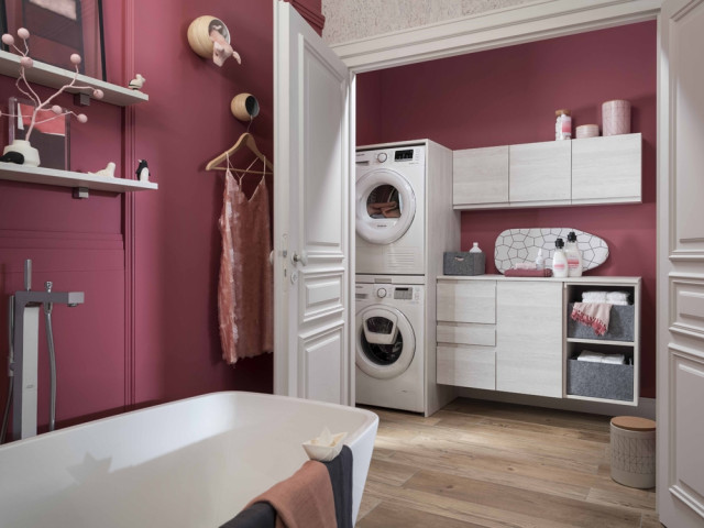 7 meilleures idées sur Meuble linge sale  rangement maison, amenagement  buanderie, organiser buanderie