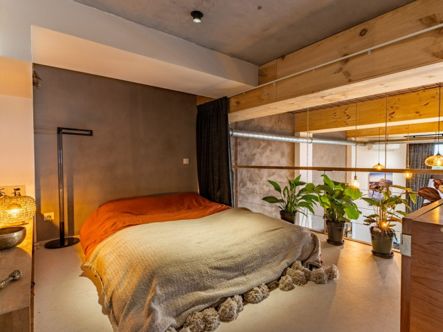 Une chambre en mezzanine