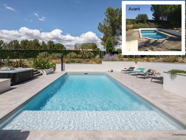 Catégorie rénovation de piscine : Trophée d'Argent ex-aequo