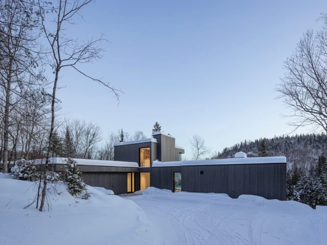 Un chalet qui joue la carte de la discrétion