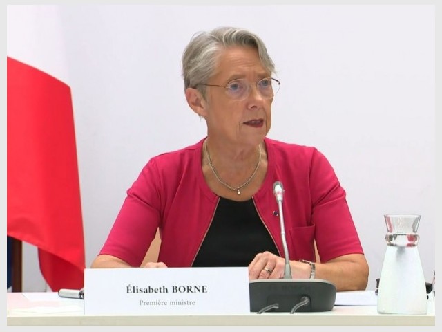 La Première Ministre Elisabeth Borne
