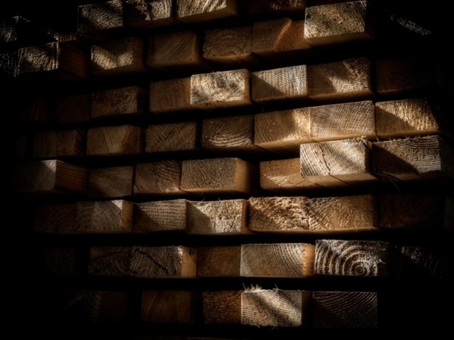 Le mélèze est le bois utilisé pour la construction des chalets