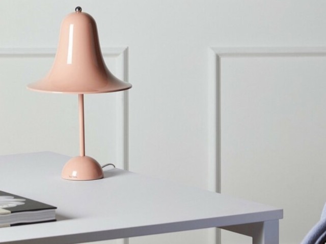La lampe cloche du designer Verner Panton 