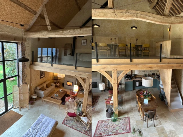 Une grange entièrement transformée 