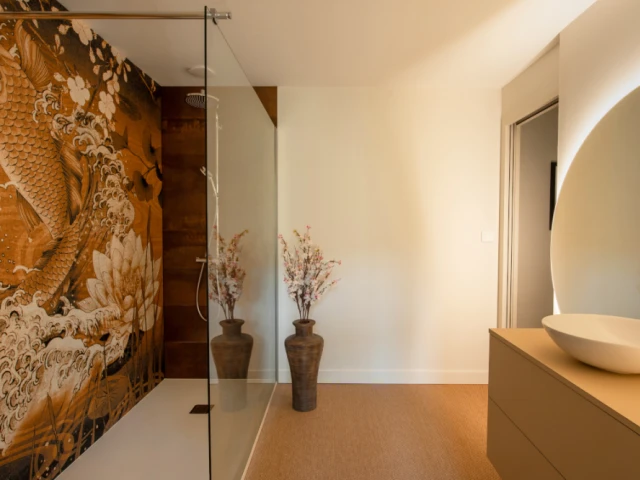 Une salle de bain inspirée du Japon