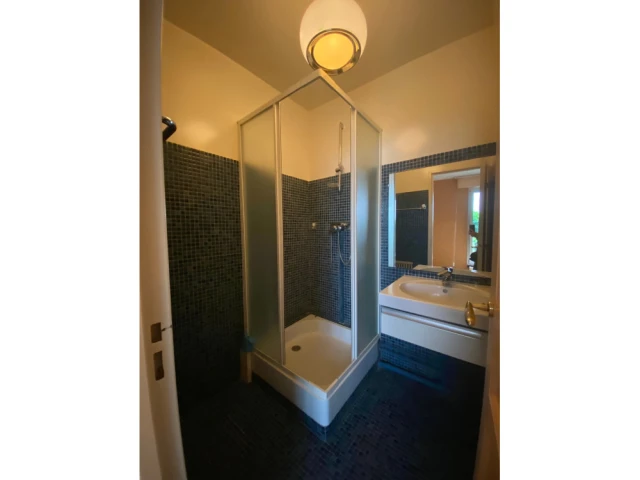 Avant : une salle d'eau des années 70