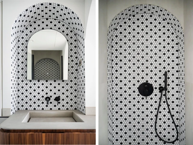 Une salle de bain aux influences marocaines