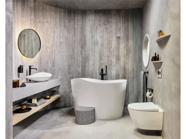 Une petite baignoire design 