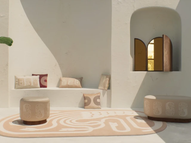 Un petit salon extérieur