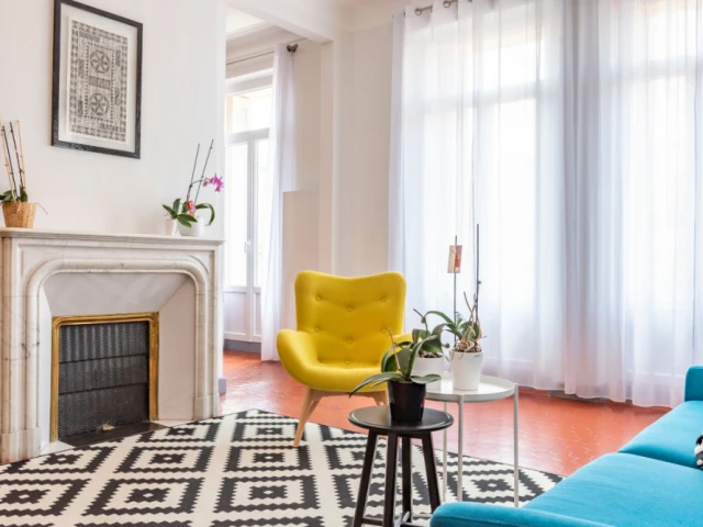 De la tomette dans un appartement haussmannien  