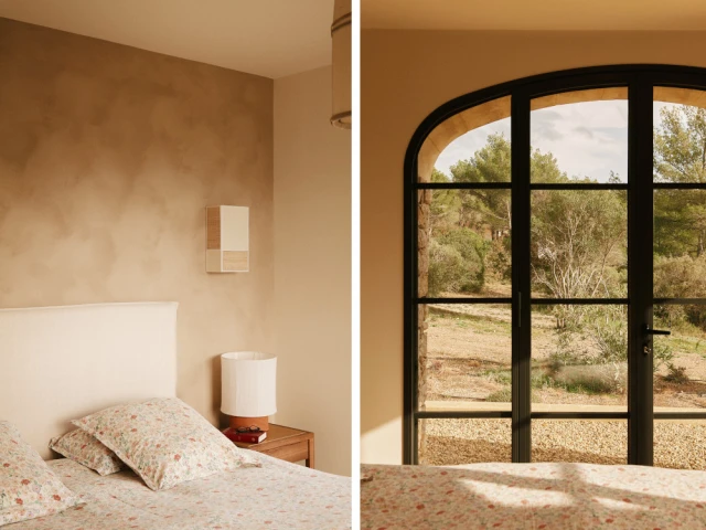 Une chambre ouverte sur l'extérieur