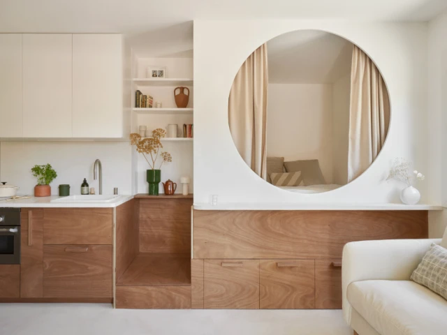 Une cabine de nuit dans un studio