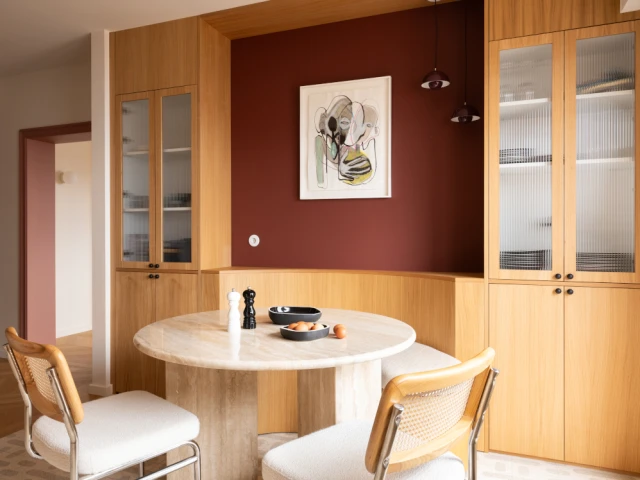 Menuiserie sur mesure dans une cuisine