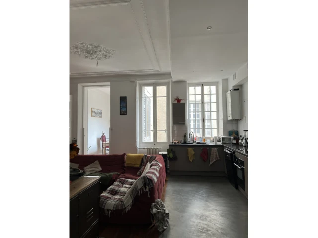 La pièce à vivre avant travaux