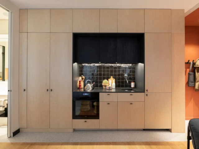 Une mini cuisine parfaitement équipée 