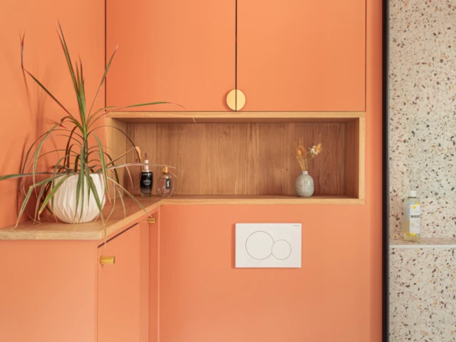 Des espaces malins près des WC 