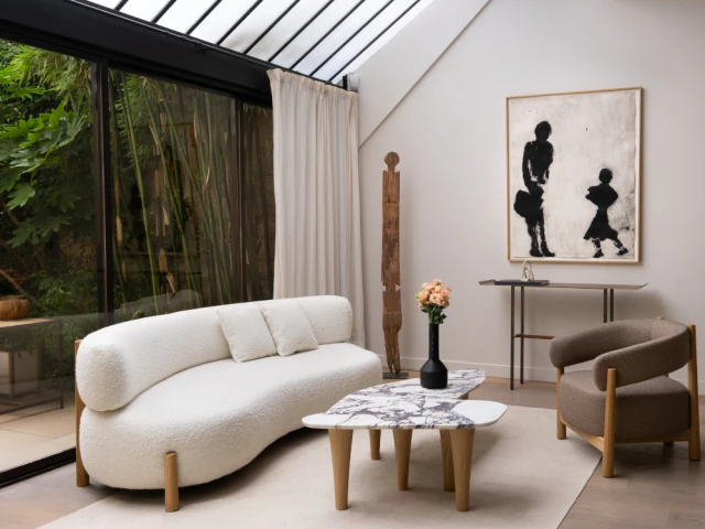 Coedition : fauteuil et canape&#769; Dalya de Patricia Urquiola 