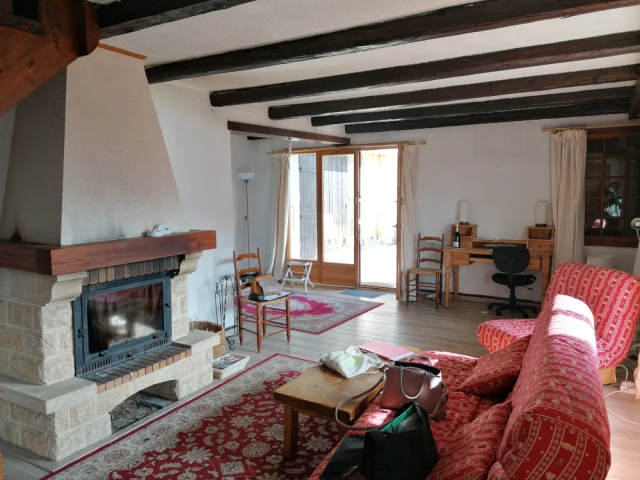 Le salon avant travaux 