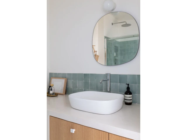 La salle de bain après les travaux 