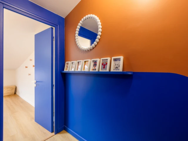 Le couloir apr&egrave;s r&eacute;novation 