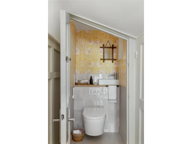 Les WC sous l'escalier 