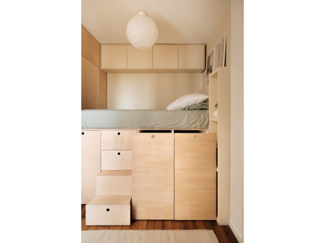 Un escalier escamotable 