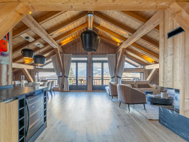 La pi&egrave;ce de vie apr&egrave;s les travaux 