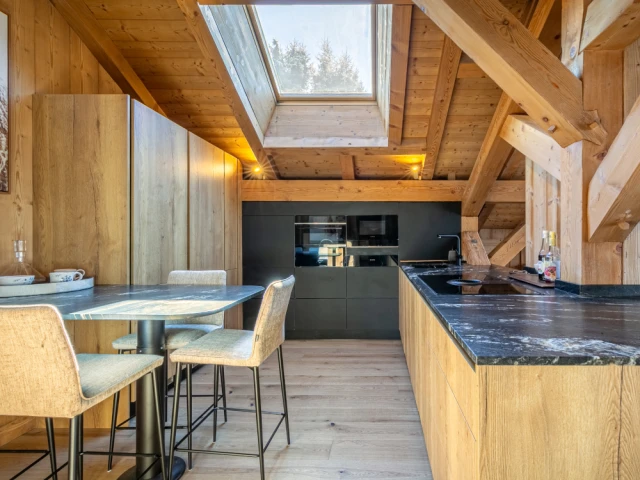 La cuisine apr&egrave;s les travaux 