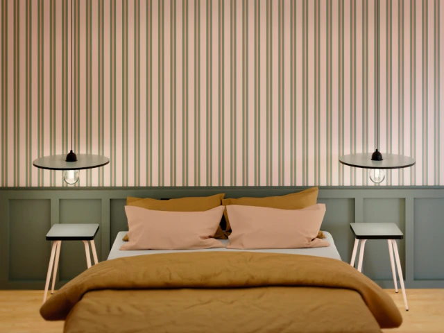 Des rayures et des couleurs douces 