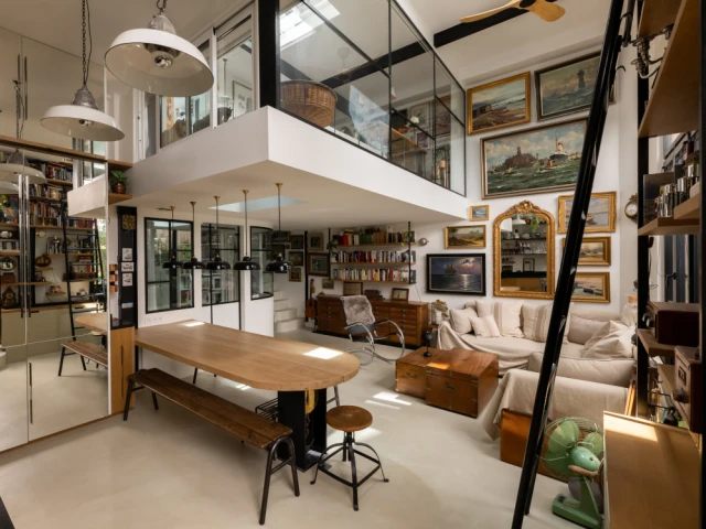 Le loft apr&egrave;s la r&eacute;novation 