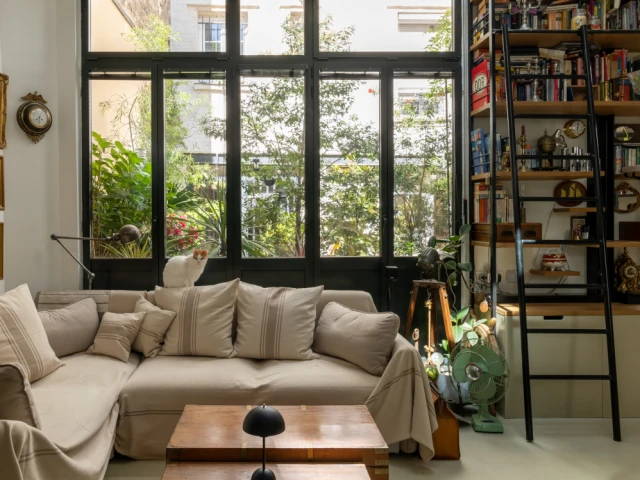 La pi&egrave;ce de vie apr&egrave;s travaux 