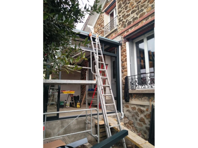 La terrasse avant les travaux 