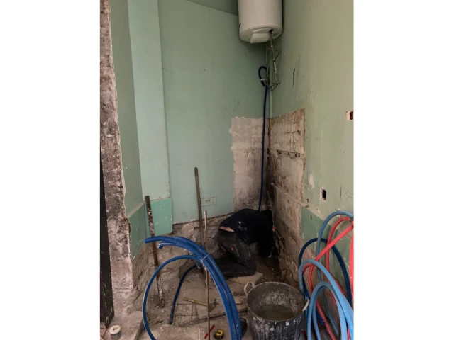 L'ancienne cuisine pendant les travaux 