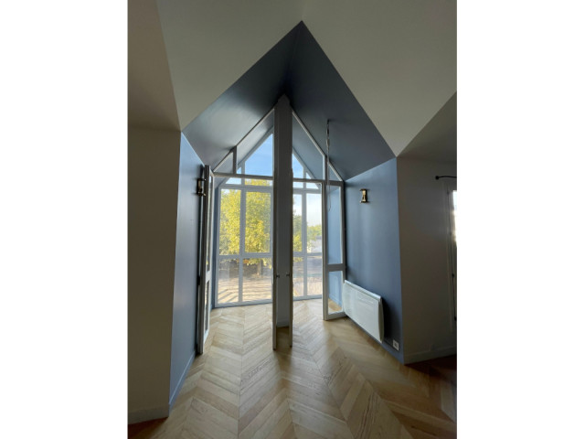 La loggia pendant les travaux 