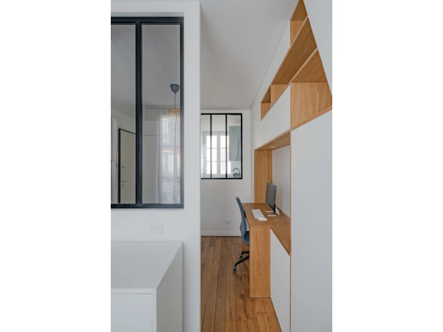 Le salon apr&egrave;s les travaux 