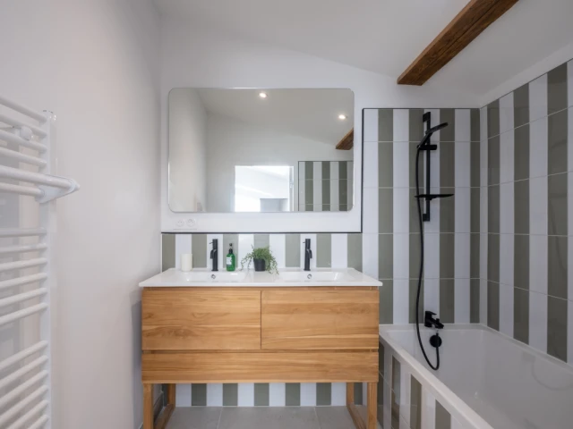 La nouvelle salle de bain commune 