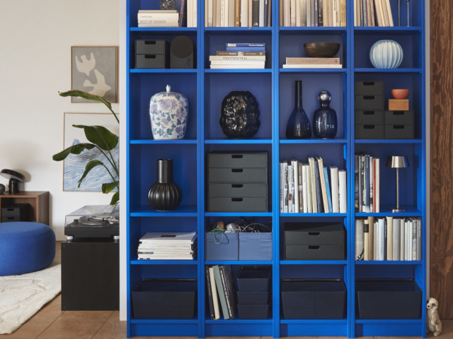 Biblioth&egrave;que Billy bleu 