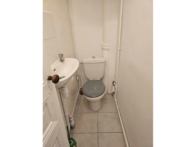Les WC avant les travaux 