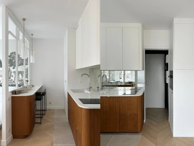 La cuisine apr&egrave;s les travaux 