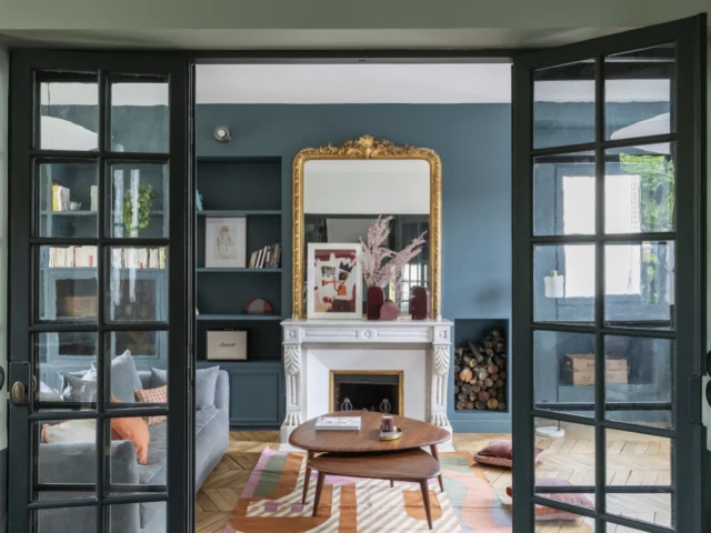 Le salon apr&egrave;s la r&eacute;novation 