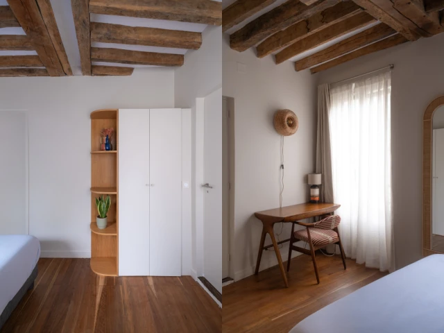 Jusque dans les moindres m&egrave;tres carr&eacute;s - La chambre parentale apr&egrave;s les travaux 