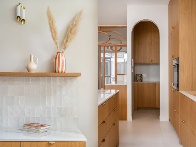 Cacher l'ind&eacute;sirable - La cuisine apr&egrave;s les travaux 