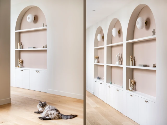 Le couloir apr&egrave;s les travaux 