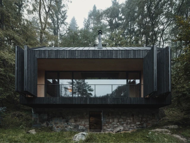 R&eacute;publique Tch&egrave;que maison for&ecirc;t Studio Mimosa Architects 