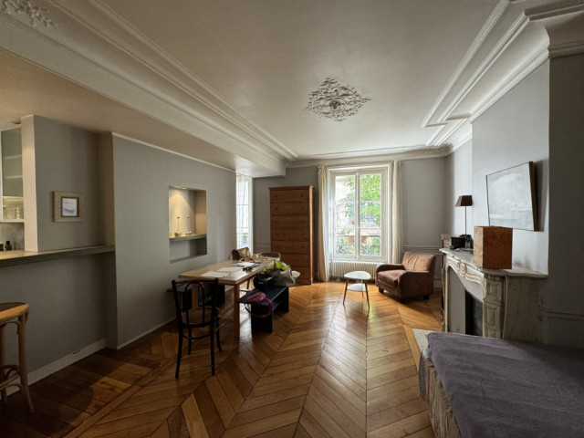 Le salon avant travaux 