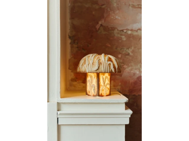 Quand le pain devient d&eacute;co - Lampe T65 du Studio CoPain 