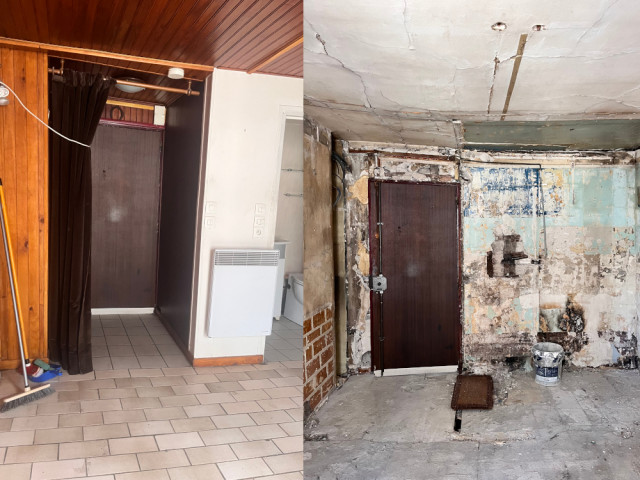 L'entr&eacute;e avant les travaux 