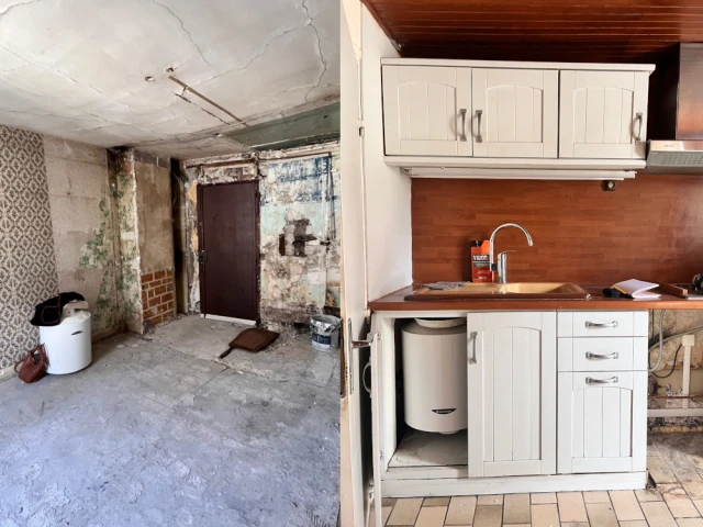 La cuisine avant les travaux 