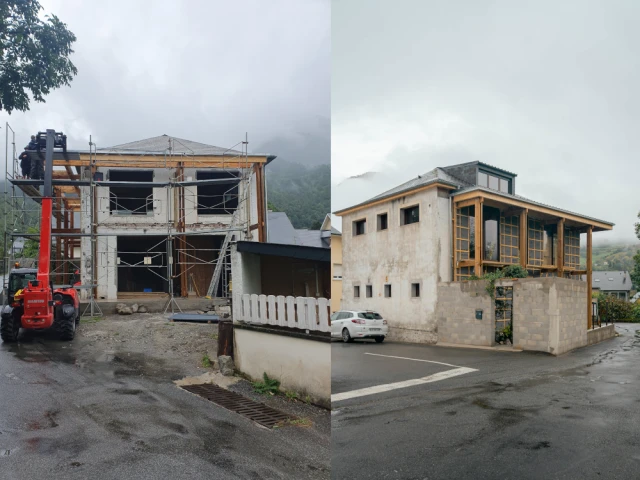 La maison pendant les travaux 