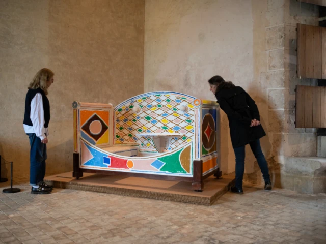 Table T&ecirc;te &agrave; t&ecirc;te, Alexandre Benjamin Navet, ch&acirc;teau de Ch&acirc;teaudun 